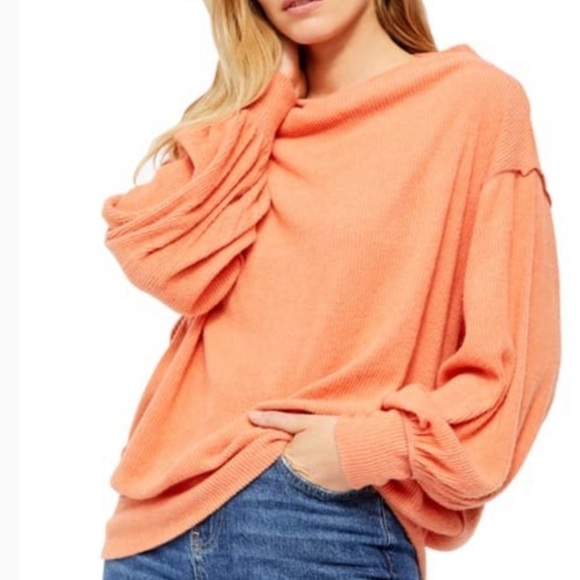 Free People Squeeze Haci Long Sleeve Top - Picture 1 of 6